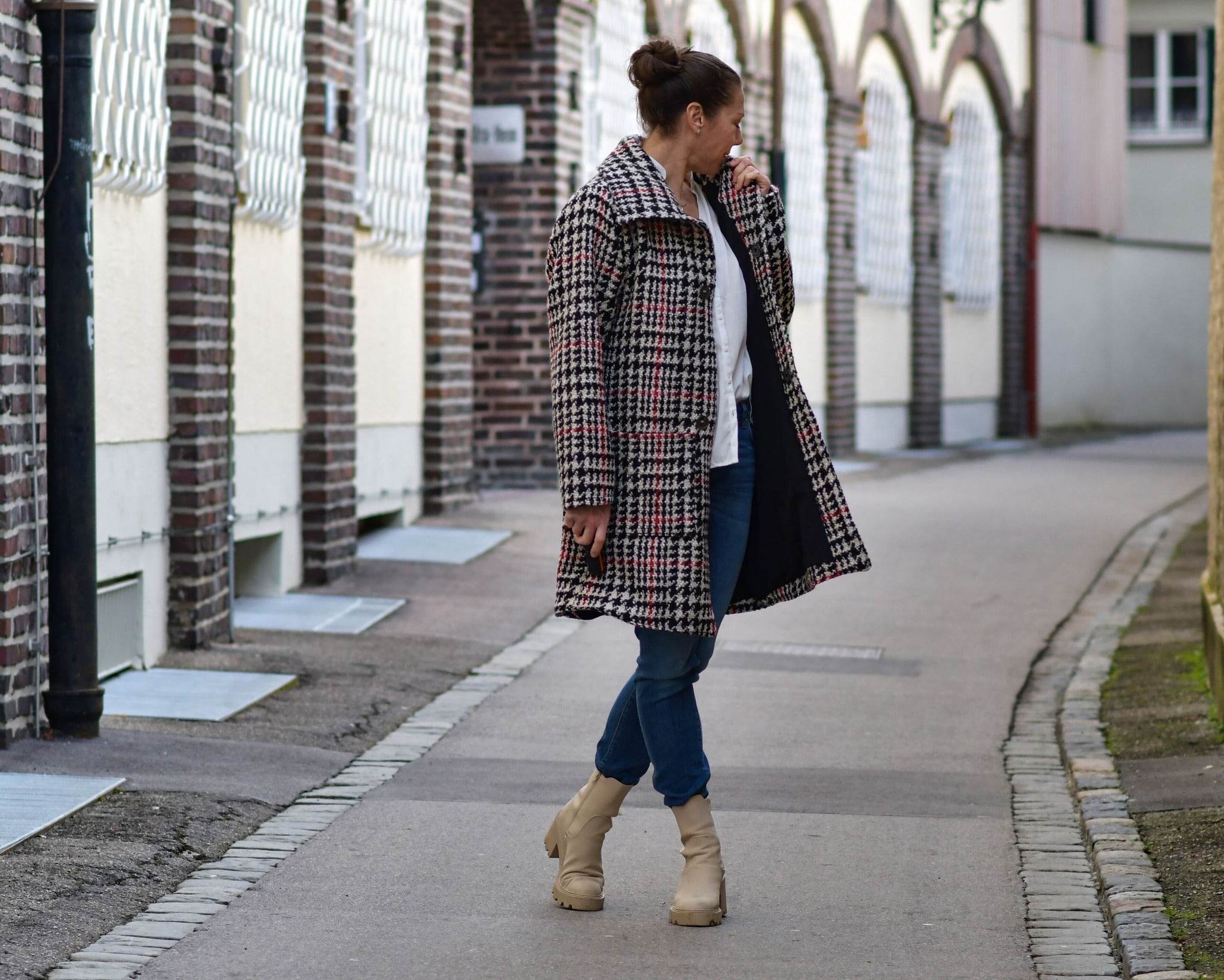 Schnittmuster Mantel/Jacke COBURG Gr. 34-52 : - Sewando
