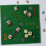 Stickdatei - Spiel "LUDO Biene - Mensch ärgere....." für 3 Spieler
