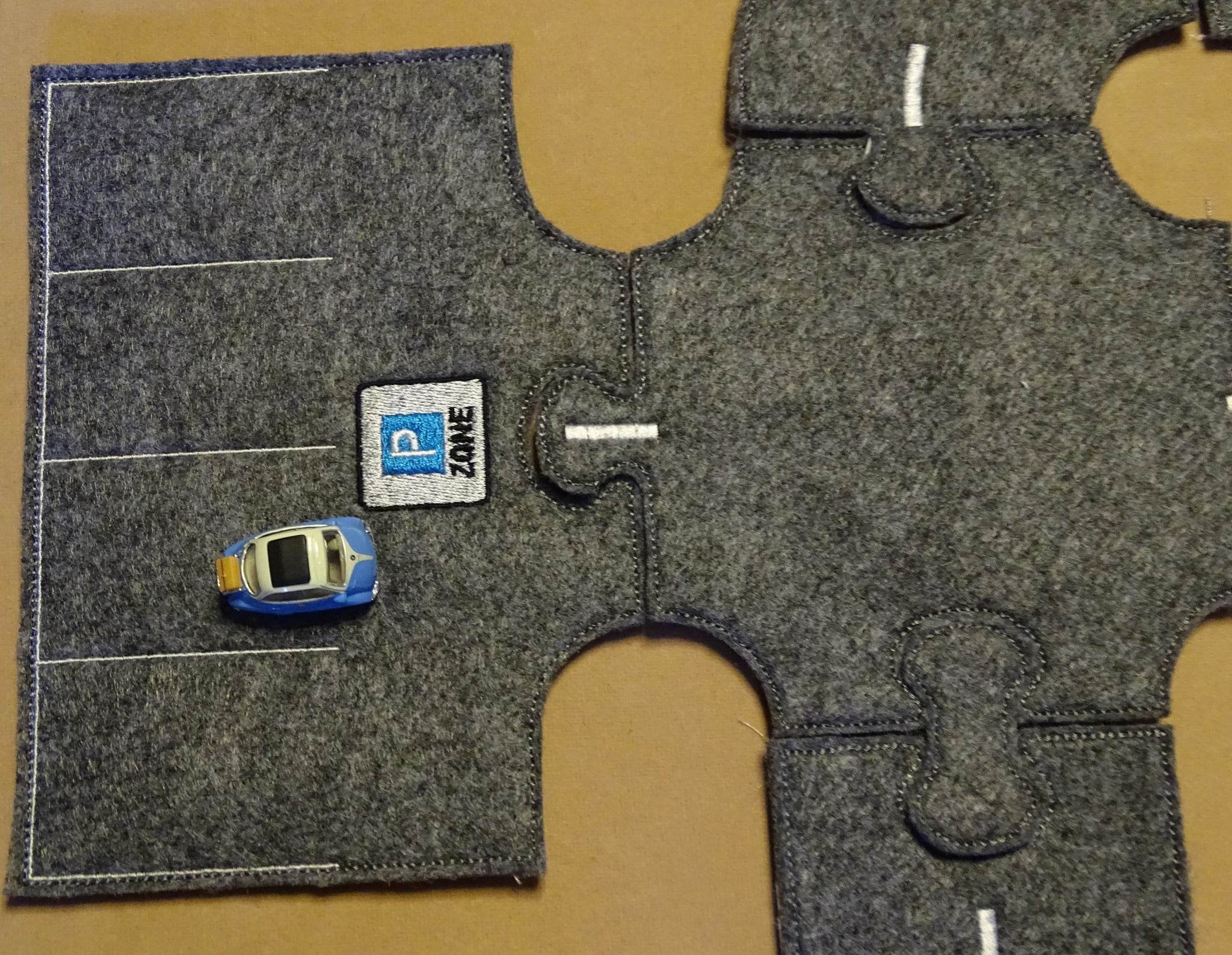 Stickdatei - PUZZLE - Spielstraße - Sewando