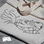 Plotterdatei Fische mit Seerose Sublimation, Digistamp, Digipaper - Sewando