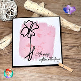 Digiset "One Line Nature" Digipaper, Digistamp