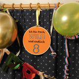 Stickdatei - Ich bin frech, wild und endlich ..... (Zahl 1-9) - Sewando