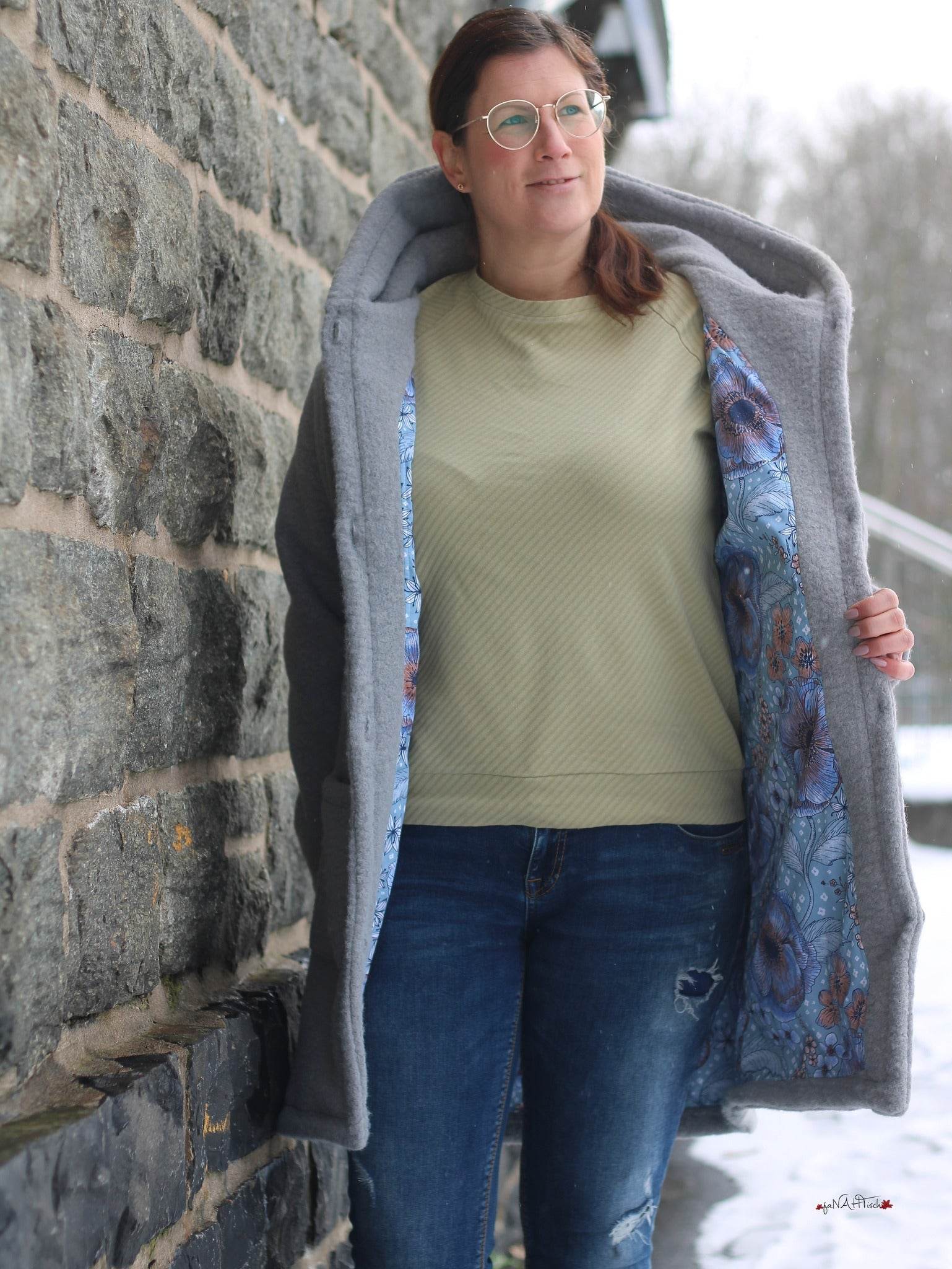 Schnittmuster Mantel/Jacke COBURG Gr. 34-52 : - Sewando