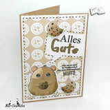 Plotterdatei Hamster Krümel Sublimation, Drucken, Digistamp, Digipaper - Sewando