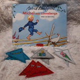 Stickdatei - Lese-Ecken / Lesezeichen "Schulkind / Einschulung"