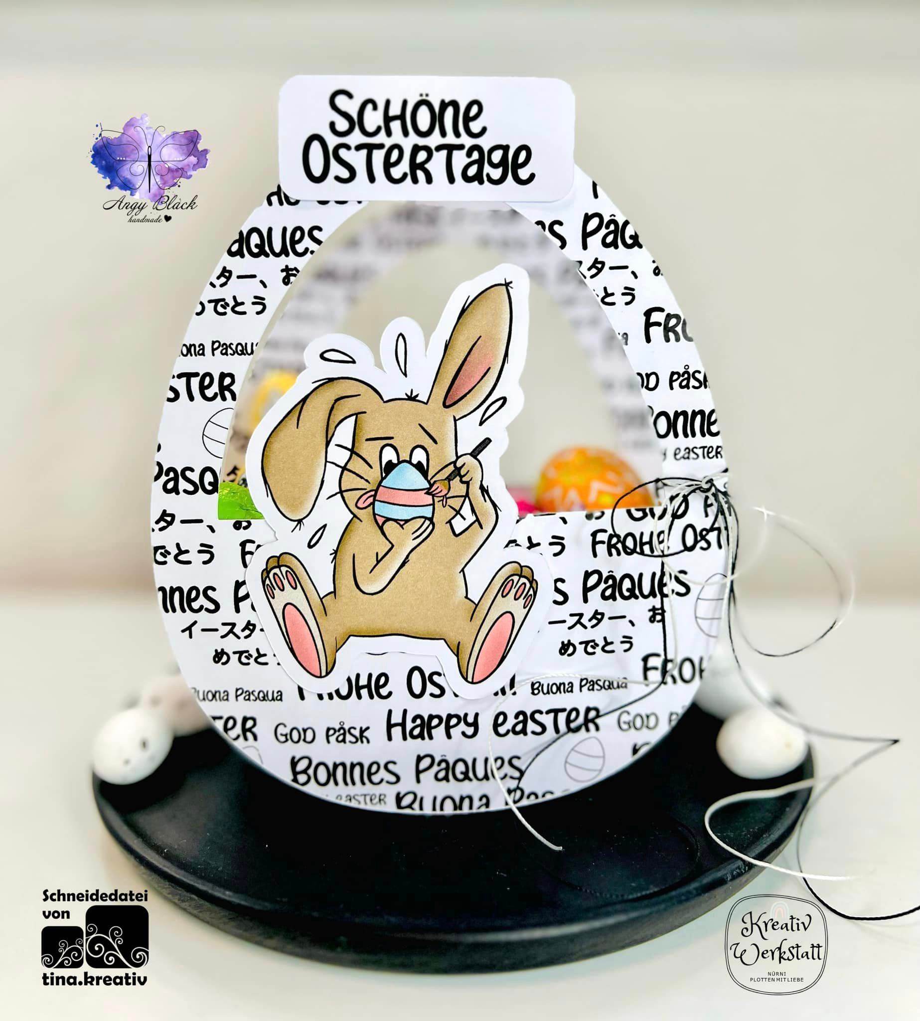 Digiset „Kai-Uwe, Osterhase“ Digipaper, Digistamp - Sewando