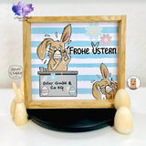 Digiset „Kai-Uwe, Osterhase“ Digipaper, Digistamp - Sewando