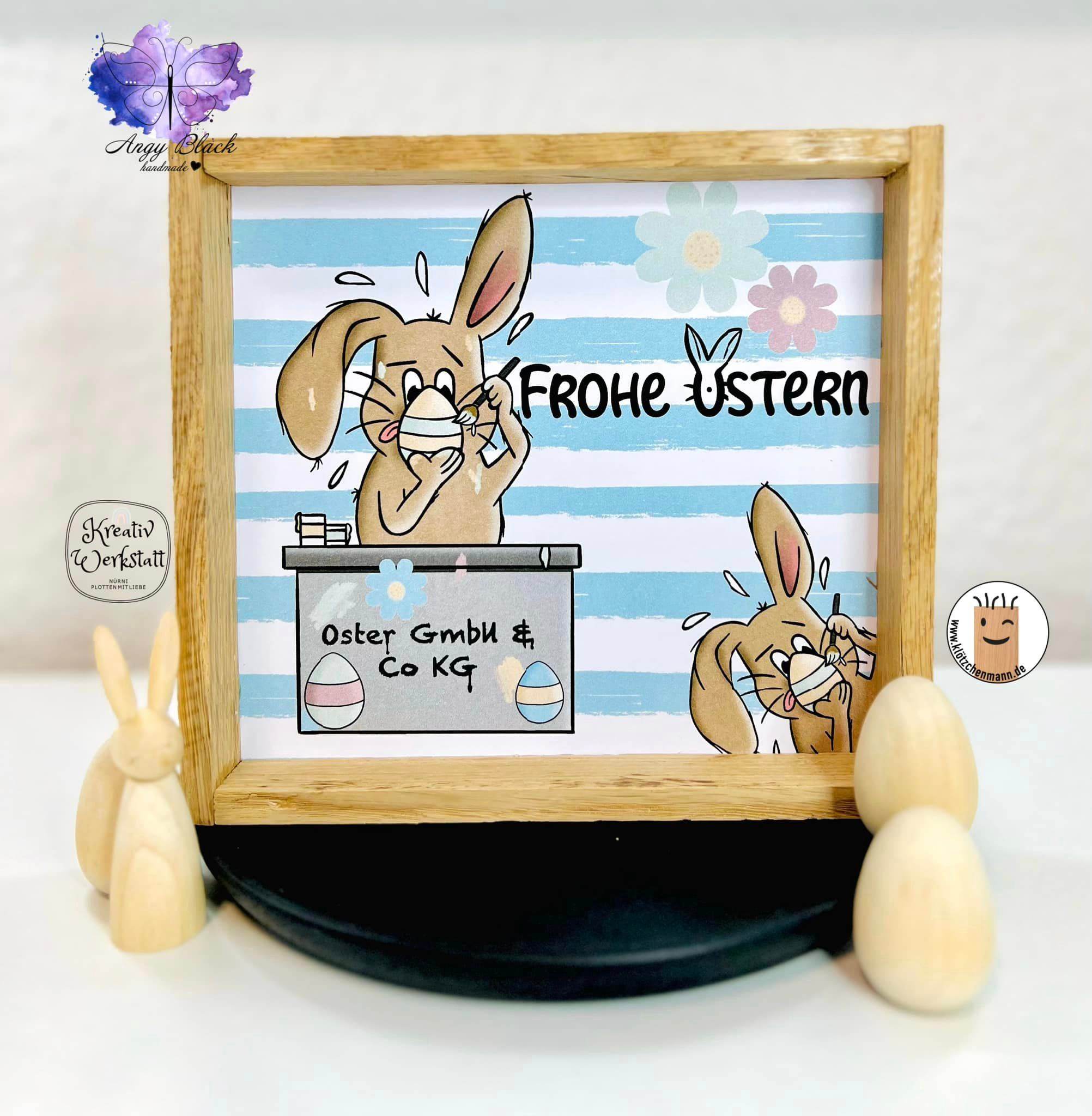 Digiset „Kai-Uwe, Osterhase“ Digipaper, Digistamp - Sewando