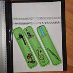 Stickdatei - Stiftecover mit div. Motiven - Sewando