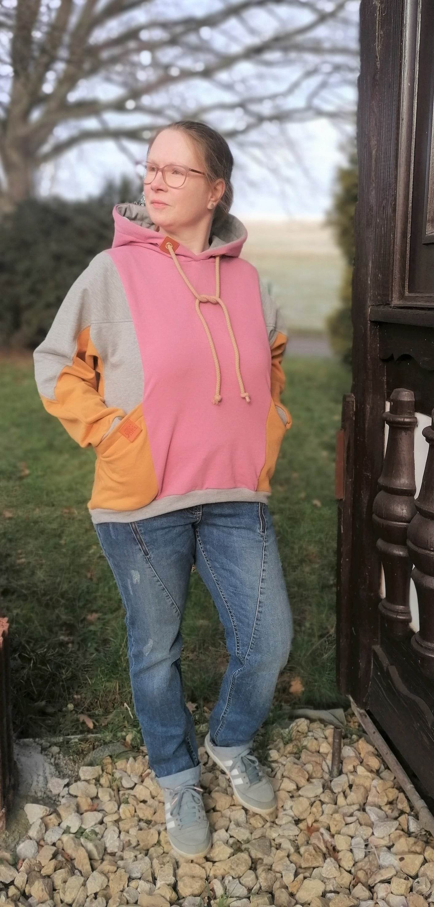 Schnittmuster Hoodie WEIDEN Gr. 34-54 : - Sewando