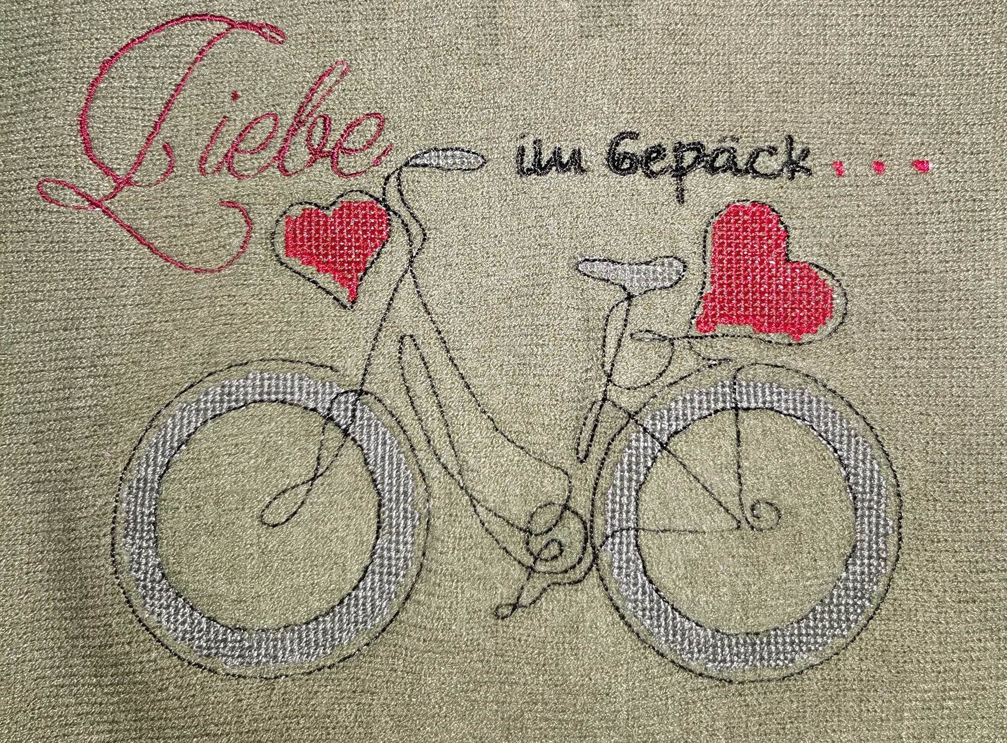 Stickdatei - Liebe im Gepäck - Sewando