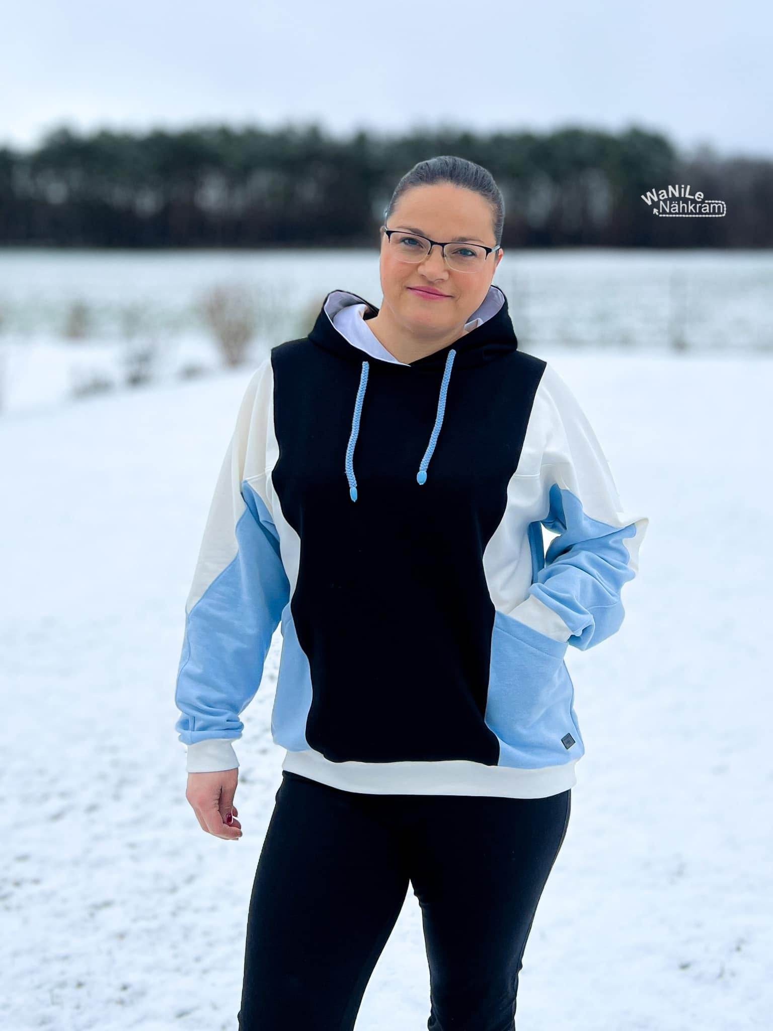 Schnittmuster Hoodie WEIDEN Gr. 34-54 : - Sewando