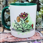 Plotterdateie Flower up, zum sublimieren, drucken und für Folienveredelung. - Sewando