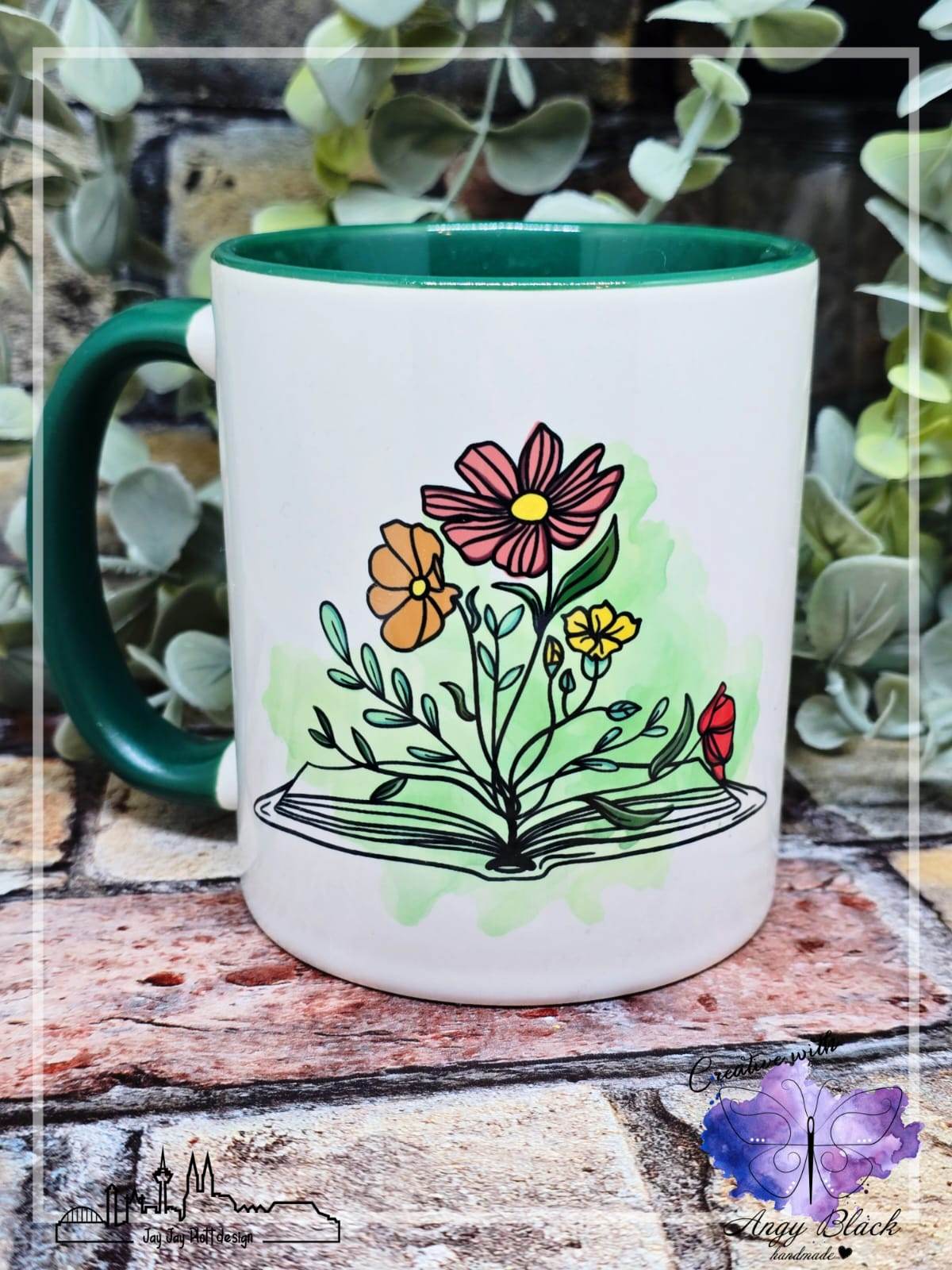 Plotterdateie Flower up, zum sublimieren, drucken und für Folienveredelung. - Sewando