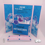Plotterdatei Fische mit Seerose Sublimation, Digistamp, Digipaper - Sewando