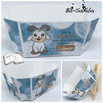 Plotterdatei Widder Willi mit Forsythie Sublimation, Digistamp, Digipaper ! - Sewando