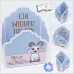 Plotterdatei Widder Willi mit Forsythie Sublimation, Digistamp, Digipaper ! - Sewando