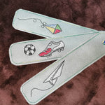 Stickdatei - Lesezeichen, 12 Motive (Single Line) - Sewando
