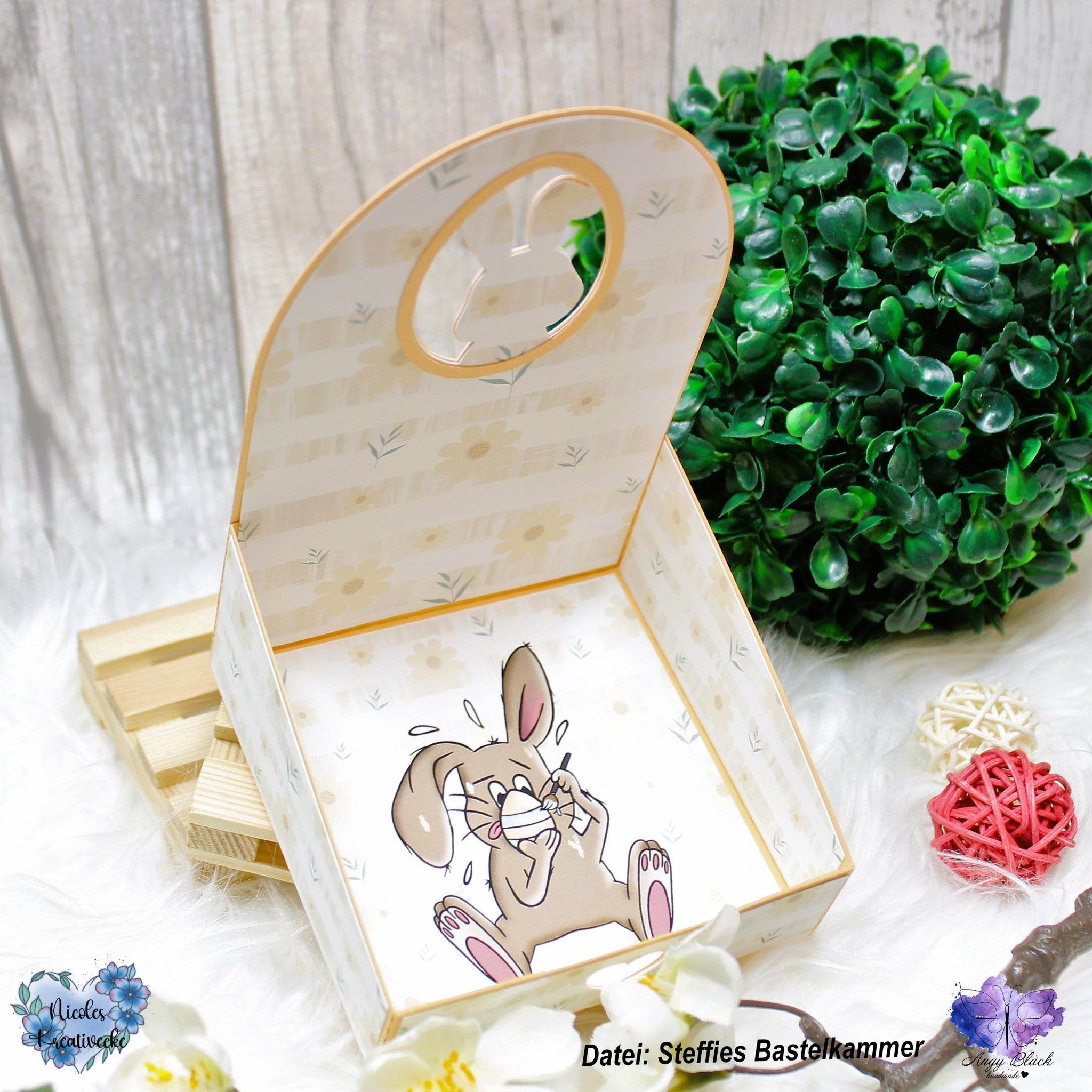 Digiset „Kai-Uwe, Osterhase“ Digipaper, Digistamp - Sewando