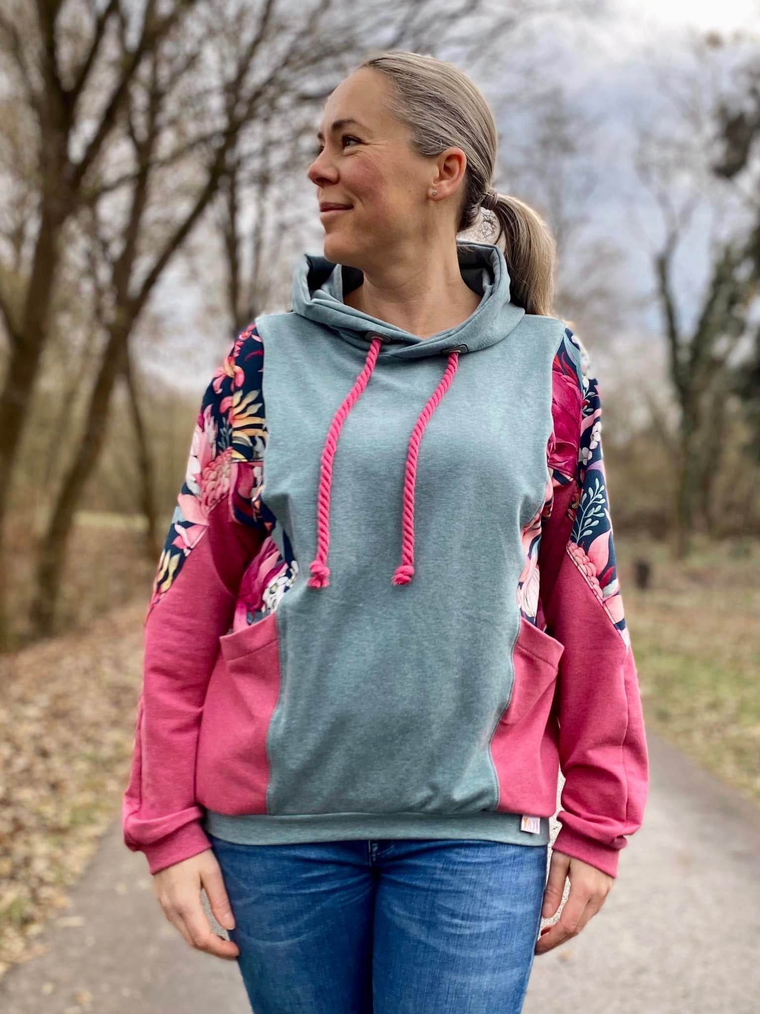 Schnittmuster Hoodie WEIDEN Gr. 34-54 : - Sewando