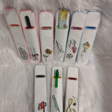 Stickdatei - Stiftecover mit div. Motiven - Sewando