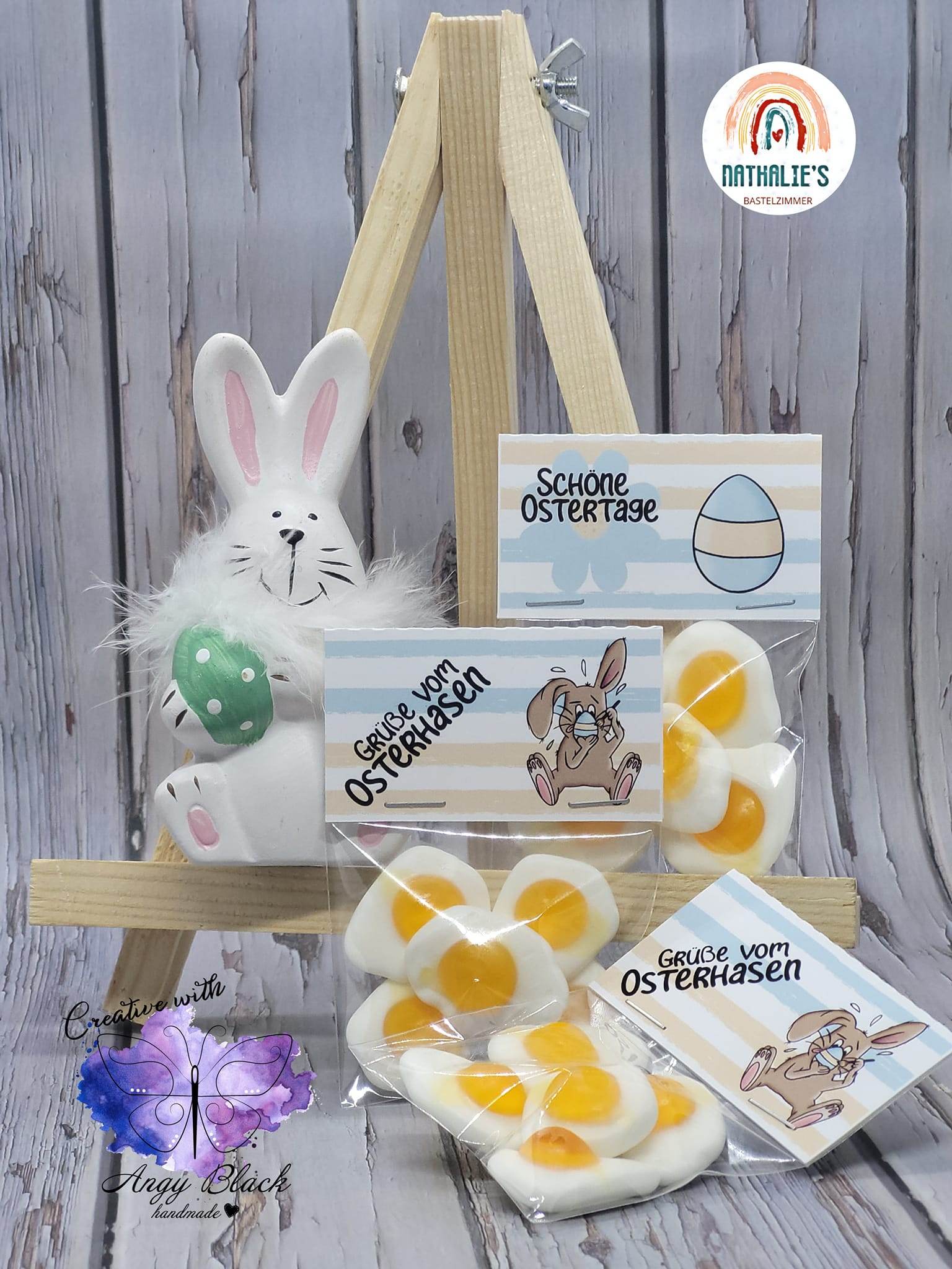 Digiset „Kai-Uwe, Osterhase“ Digipaper, Digistamp - Sewando