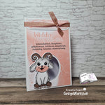 Plotterdatei Widder Willi mit Forsythie Sublimation, Digistamp, Digipaper ! - Sewando