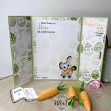 Digiset Hase Hoppla Plotterdatei, Sublimation, Digistamp, Digipaper - Sewando