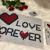 Plottervorlage Freebie "Love Blocks" Plotterdatei