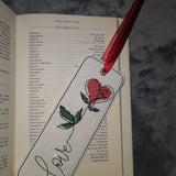 Stickdatei - Lesezeichen "Love"