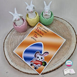 Plotterdatei Hase Hoppla, Sublimation, Drucken, Digistamp, Digipaper - Sewando