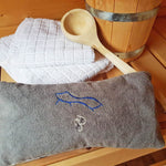 11x Stickdatei Sauna kleine Motive Satinstick - Sewando