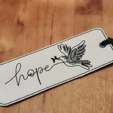 Stickdatei - Lesezeichen "Glaube - Liebe - Hoffnung"