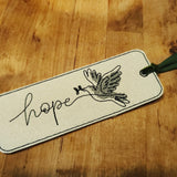 Stickdatei - Lesezeichen "Glaube - Liebe - Hoffnung"