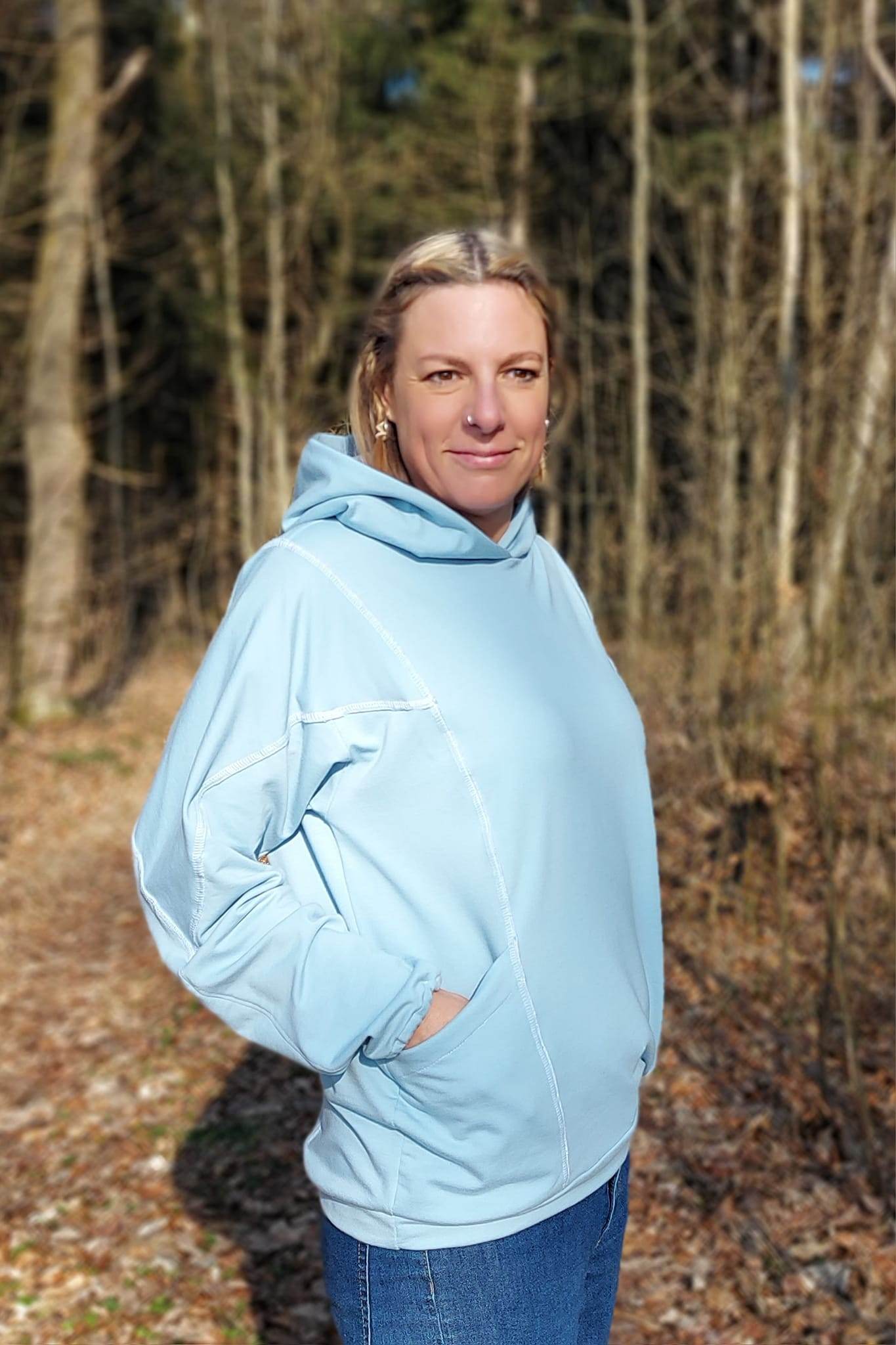 Schnittmuster Hoodie WEIDEN Gr. 34-54 : - Sewando