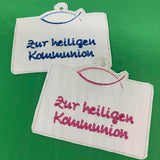 Stickdatei - Geldgeschenk / Gutschein-Etui Fisch ICHTHYS - Sewando