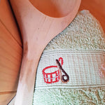 11x Stickdatei Sauna kleine Motive Satinstick - Sewando