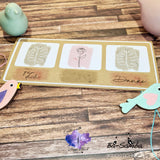 Digiset "One Line Nature" Digipaper, Digistamp