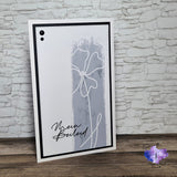 Digiset "One Line Nature" Digipaper, Digistamp