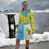 Schnittmuster Kleid für Damen mit Wickeloptik Francine Gr. 32-48 - Sewando