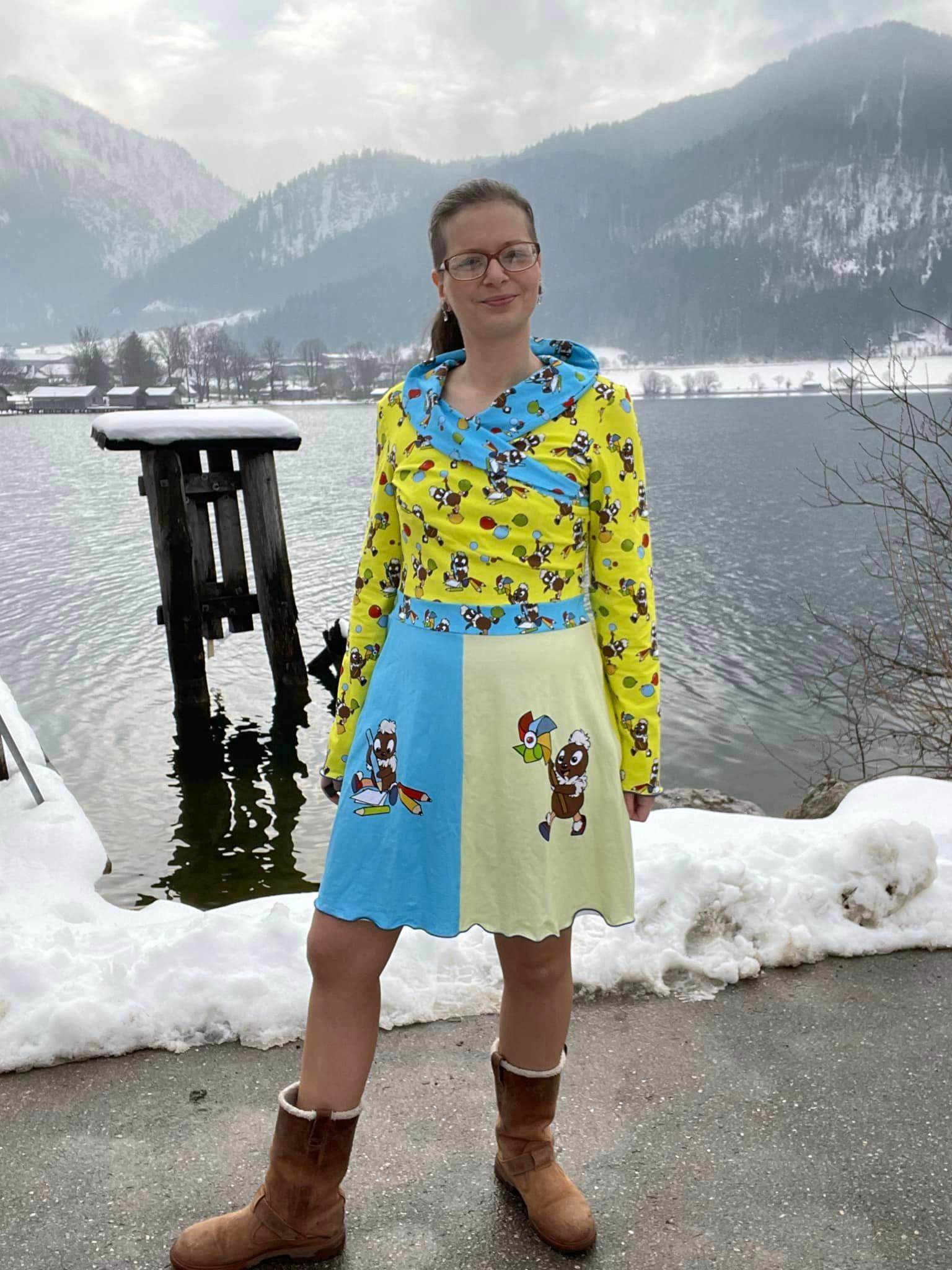 Schnittmuster Kleid für Damen mit Wickeloptik Francine Gr. 32-48 - Sewando