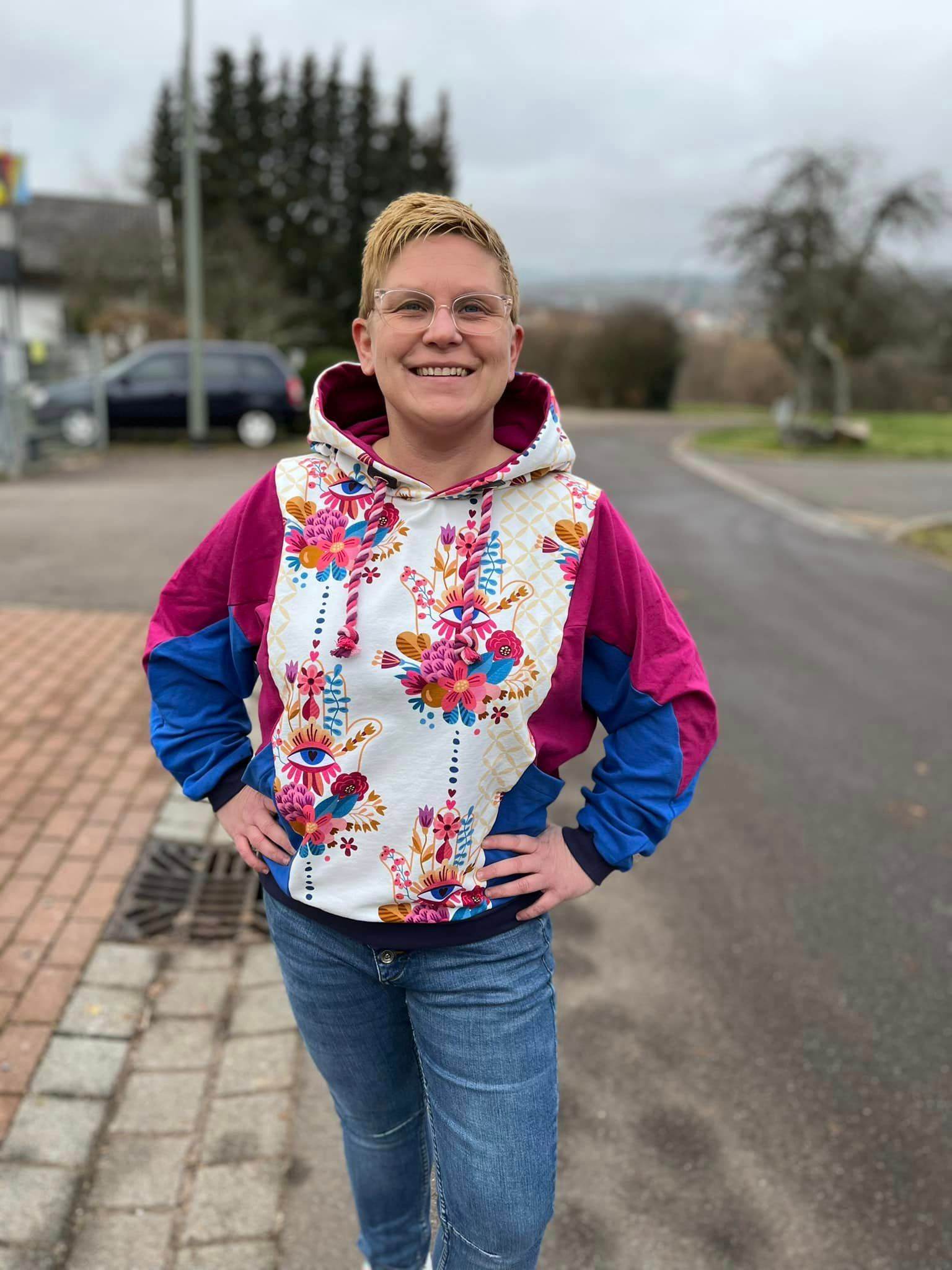 Schnittmuster Hoodie WEIDEN Gr. 34-54 : - Sewando