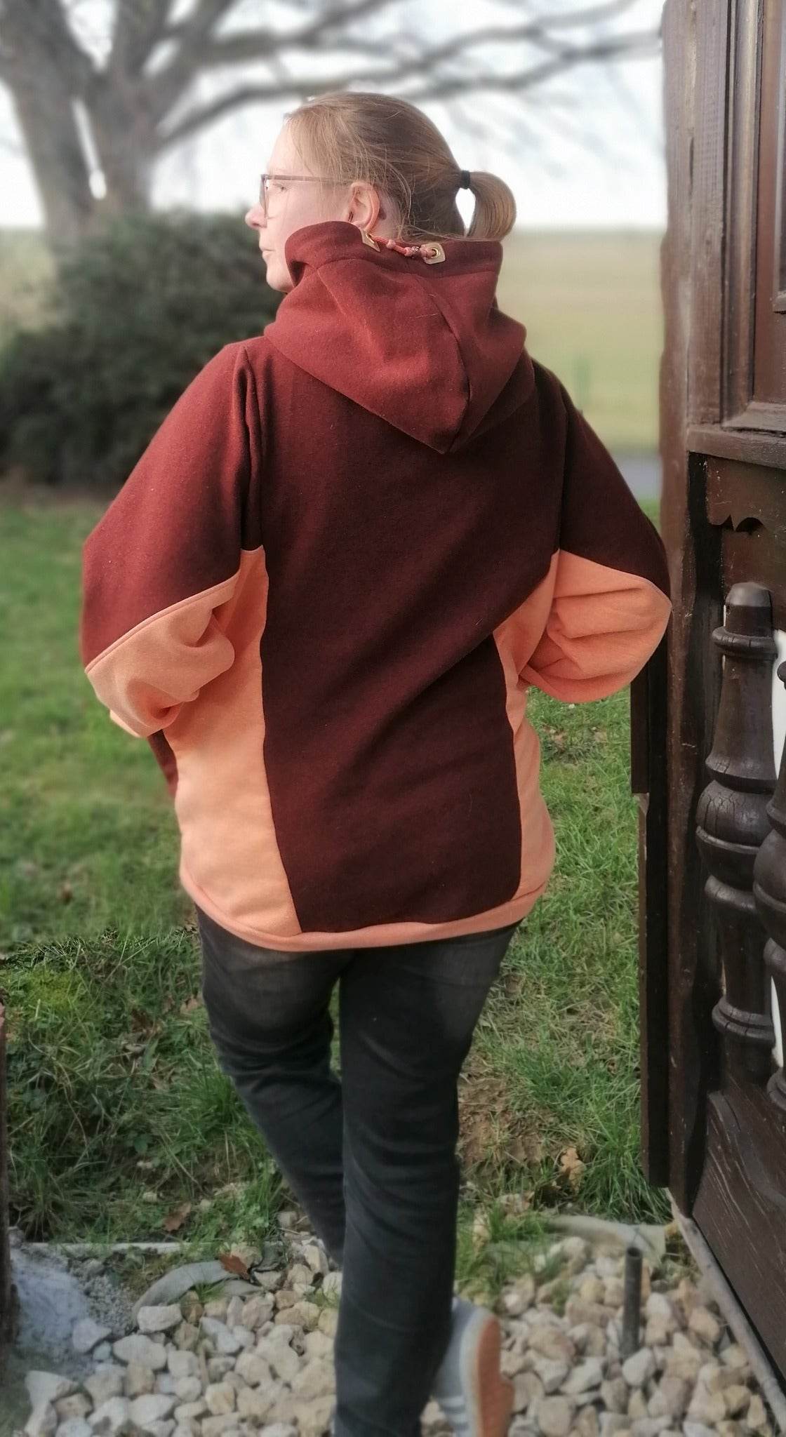 Schnittmuster Hoodie WEIDEN Gr. 34-54 : - Sewando