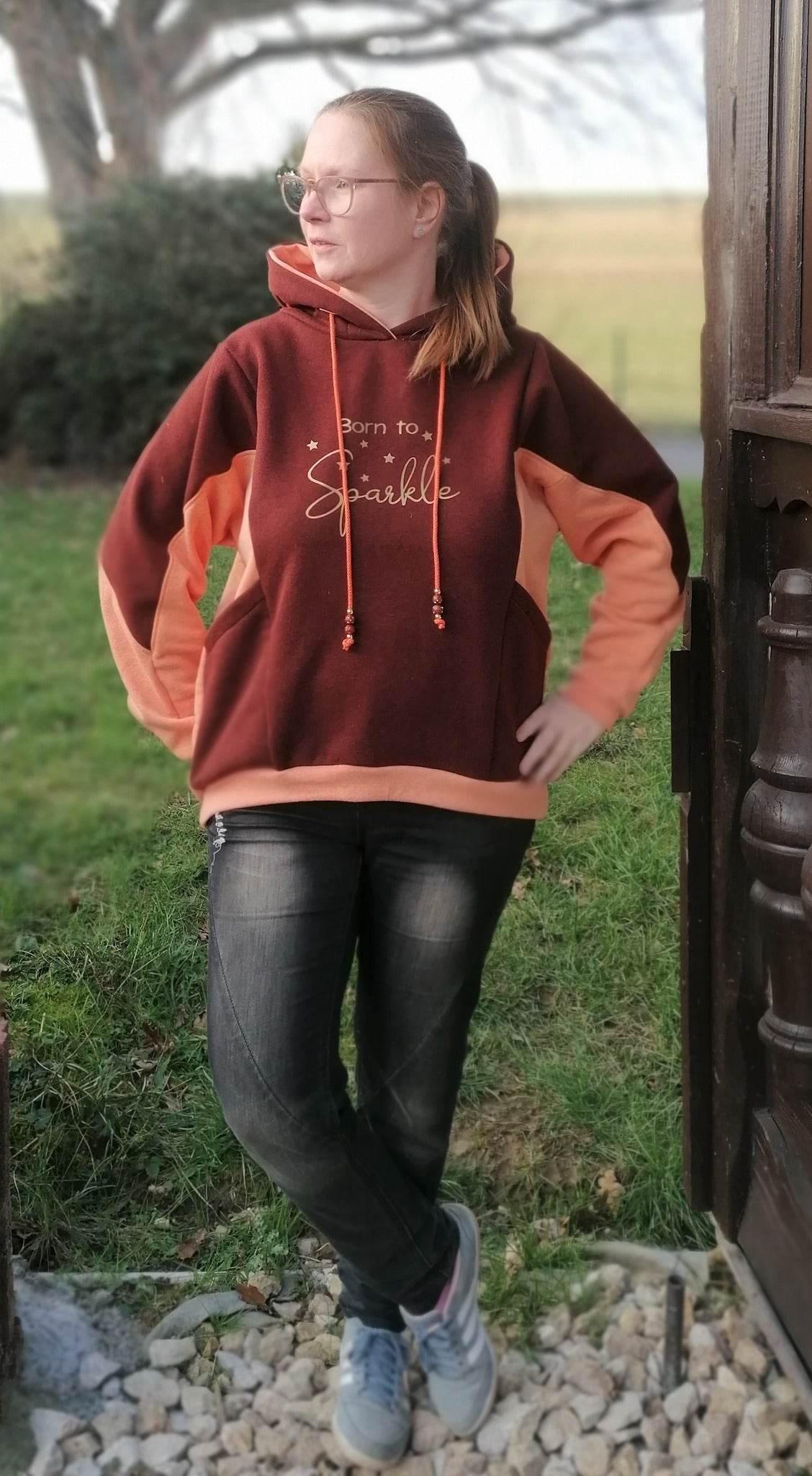 Schnittmuster Hoodie WEIDEN Gr. 34-54 : - Sewando