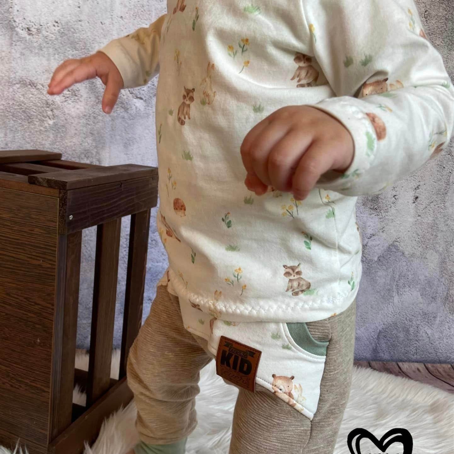 Schnittmuster Shirt-Pulli Baby Größe 50-104 - Sewando
