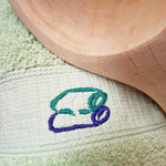 11x Stickdatei Sauna kleine Motive Satinstick - Sewando