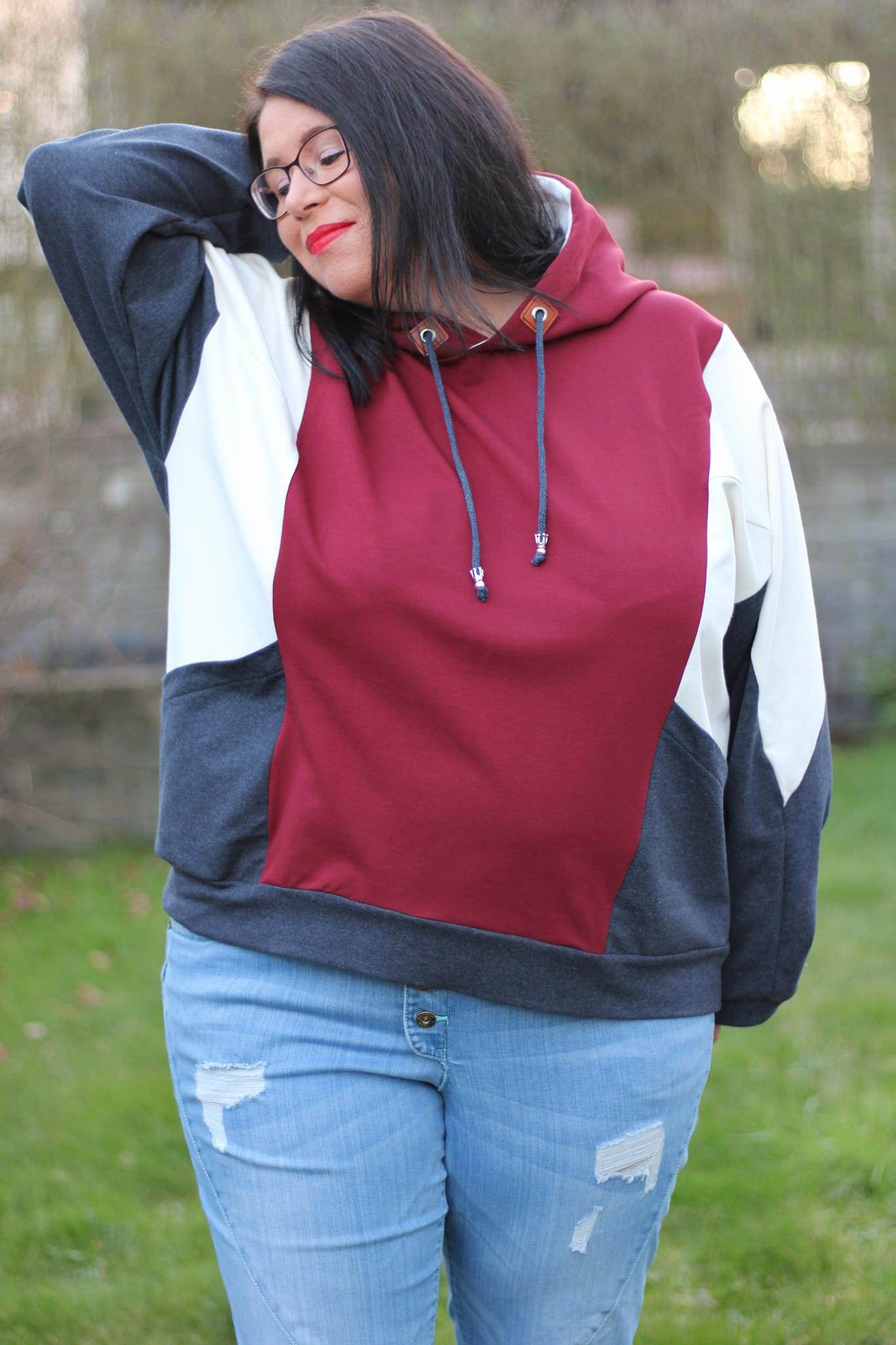 Schnittmuster Hoodie WEIDEN Gr. 34-54 : - Sewando