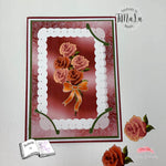 Digiset Rosenbanner Plotterdatei, Sublimation, Digistamp, Digipaper - Sewando