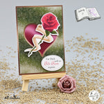 Digiset Rosenbanner Plotterdatei, Sublimation, Digistamp, Digipaper - Sewando