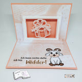 Digiset Widder Willi mit Forsythie Sublimation, Digistamp, Digipaper ! - Sewando